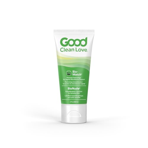 Good Clean Love BioNude Ultra Sensitive Personal Lubricant, Hypoallergenic Unscented & Unflavored Water-Based Lube, Safe for Adult Toys & Condoms, Intimate Wellness Gel for Men & Women, 3 Oz