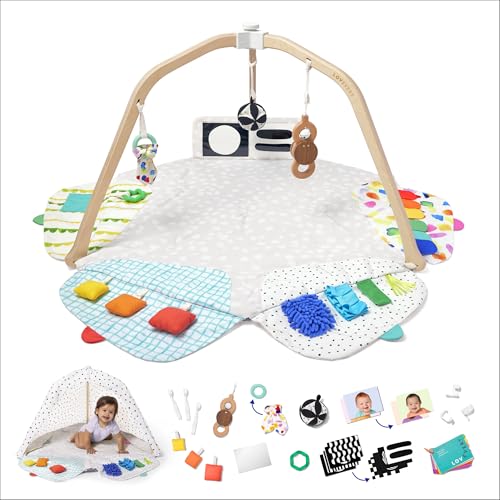 LOVEVERY Play Gym Stage-Based Developmental Activity Mat for Baby