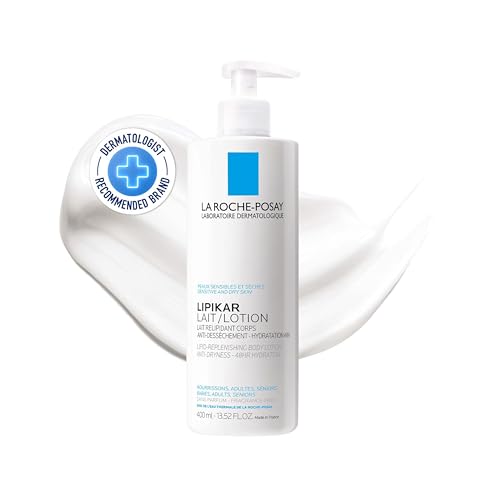 La Roche-Posay Lipikar Body Lotion Daily Repair Moisturizing Cream, Fragrance Free Body Moisturizer with Shea Butter, Body Lotion for Dry Skin, Moisturizing for Sensitive Skin