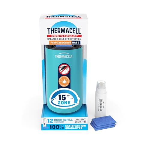 Thermacell Patio Shield Mosquito Repeller Patio-Friendly An attractive Thermacell mosquito repeller that comes in a variety of colors.
