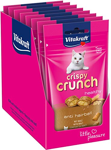 🔥 SELTEN SO GÜNSTIG (-45%) Vitakraft Crispy Crunch Katzensnack mit Malz, 8 Beutel à 60 g