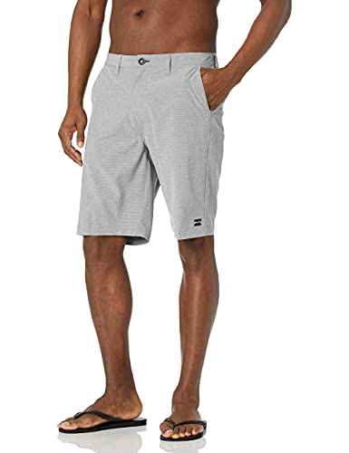 Billabong mens Classic 4-way Stretch Quick Dry Hybrid Short, 21 Inch Outseam Casual Shorts, Grey, 30 US