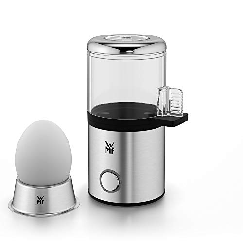 (-24%) WMF Küchenminis 1-Ei-Eierkocher MyEgg mit Eierbecher, platzsparender Eierkocher 1 Ei, Stecker, Härtegradeinstellung, Überhitzungsschutz, 56 W, cromargan matt