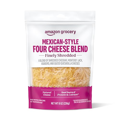 Amazon Grocery, Mexican-Style Four Cheese Blend, 8 Oz (Previously Happy Belly Packaging May Vary)