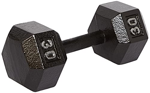 Amazon Basics Cast Iron Hex Hand Dumbbell Weight