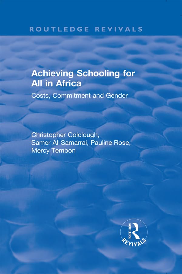 Achieving Schooling for All in Africa book cover