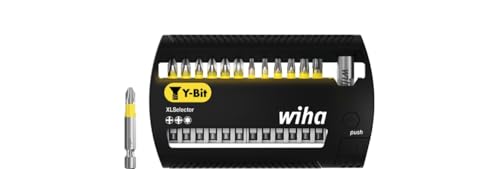 🔥 STARKER PREIS (-35%) Wiha Bit Set XLSelector Y-Bit 13-tlg. I 50 mm PH, Pozidriv, TORX 1/4" E6,3 I magnetischer Bithalter I Impact- & Schlagschrauber geeignet (41834)