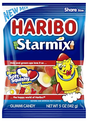 HARIBO Gummi Candy, Starmix, 5.6 Oz Bag (Pack of 12)