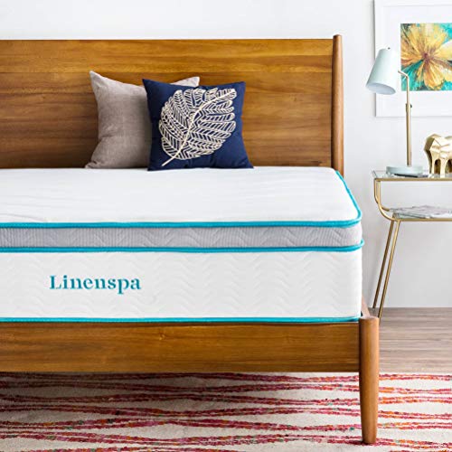 LINENSPA 12 Inch Gel Memory Foam Hybrid Mattress Queen