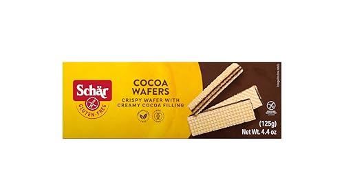 Schar Gluten Free Cocoa Wafers, 4.4 oz., 12-Pack
