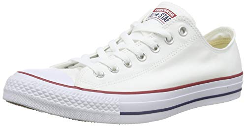 Converse Unisex Chuck Taylor All Star Ox Sneakers (8.5 D(M) US Men / 10.5 B(M) US Men, Optical White)