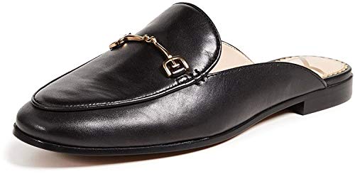 Sam Edelman Women's Linnie Shoe, Black Leather, 8.5 M US