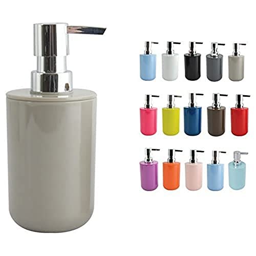 🔥 STARKER PREIS (-26%) MSV Seifenspender Inagua Flüssigseifen-Spender, Fassungsvermögen 7 x 7 x 16 cm - Taupe