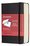 Moleskine 2019 Calendrier De Bureau Journalier 12 Mois Format De Poche Couverture Rigide Noir