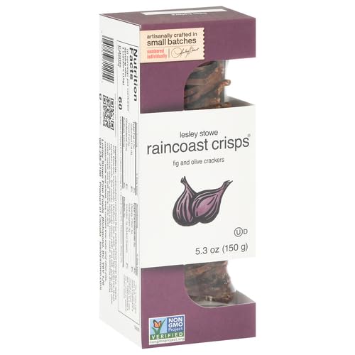 Lesley Stowe Crisps Fig and Olive, 5.3 oz