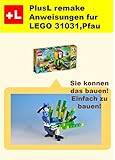 Plusl Remake Anweisungen Fur Lego 31031pfau Sie Konnen Die Pfau Aus Ihren Eigenen Steinen Zu Bauen German Edition