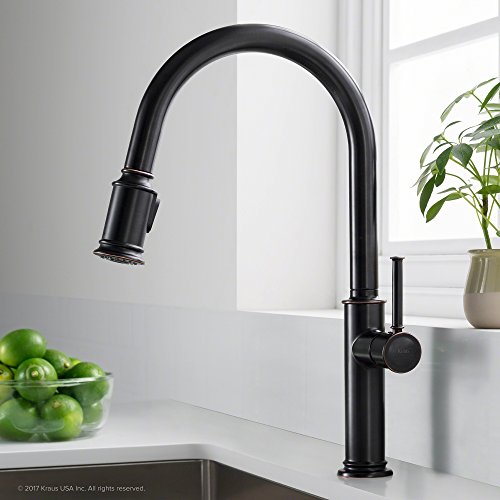 Kraus Sellette Single-Handle Pull Down Kitchen Faucet Rustic Inspiration An affordable option if