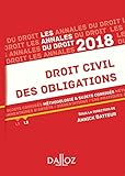 Droit Civil Des Obligations 2018 Mthodologie Sujets Corrigs Annales Du Droit