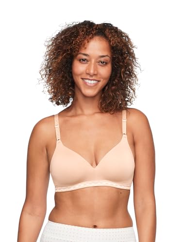 Warner's Women's Blissful Benefits Ultrasoft Wirefree Bra, Butterscotch, 36C