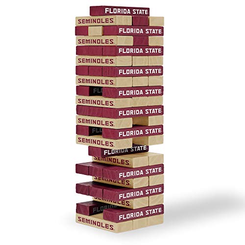 Wild Sports NCAA Florida State Seminoles Table Top Stackers 3" x 1" x .5", Team Color