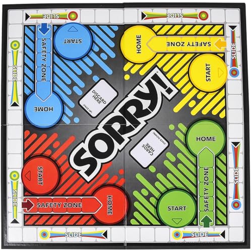 Sorry! Kids Board Game, Family Board Games for Kids and Adults, 2 to 4 Players, Family Games, Kids Games, Ages 6 and Up