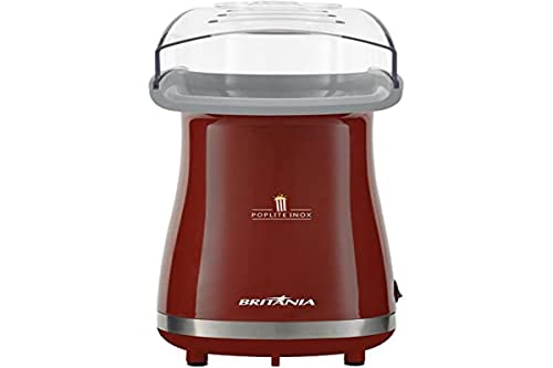 Britânia Pipoqueira, Poplite Inox Bpi01vi, Vermelho, 220V, 62552004 Plástico e Metal