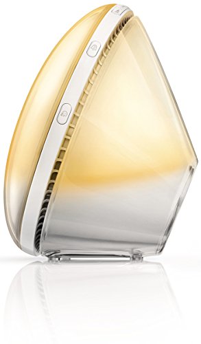 Philips SmartSleep Wake-up Light HF3521/01 Wake-up Light, Colorful Simulation of Sunrise...