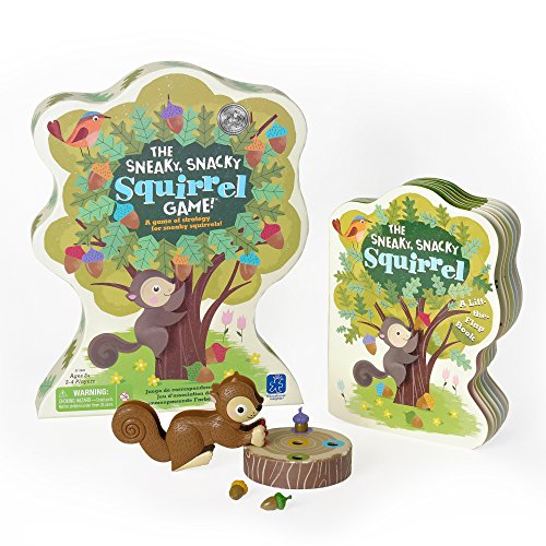 Educational Insights The Sneaky, Snacky Squirrel Game and Board Book for Preschoolers & Toddlers, Gift For Boys & Girls, Ages 3+ 2.82-Pound