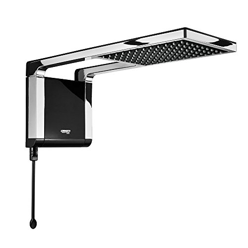 Chuveiro Acqua Storm Ultra 220V 7800W, Lorenzetti, 7510054, Preto/Cromado, Pequeno