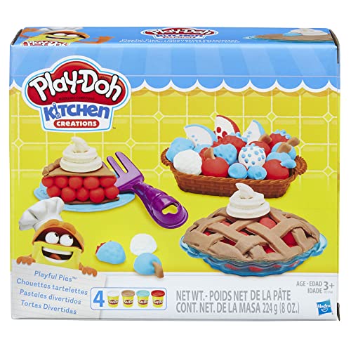 Play-Doh, Massinha de Modelar Infantil, Kitchen Creations, Tortas Divertidas - Conjunto de Brinquedo com Acessórios e 4 ...