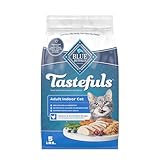 Blue Buffalo Tastefuls Natural Dry Food for Adult Indoor Cats, Chicken & Brown Rice Recipe, 5-lb. Bag