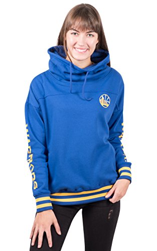 Ultra Game NBA Women's Super Soft Pullover Hoodie Funnel Sweatshirt
