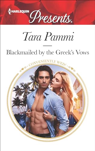 Blackmailed by the Greek's Vows book cover
