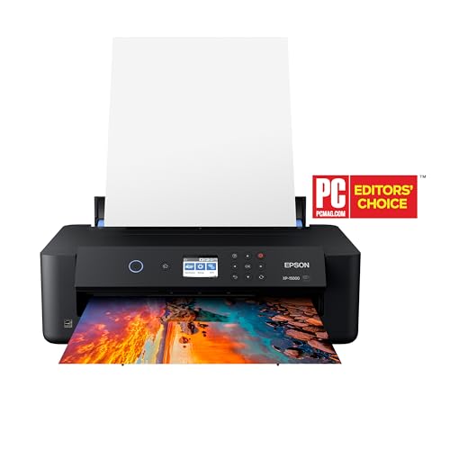 Epson Expression Photo HD XP-15000 Wireless Color Wide-Format Printer, Amazon Dash Replenishment Ready, Black, Large