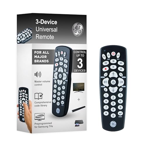 GE Universal Remote Control for Samsung, Vizio, LG, Sony, Sharp, Roku, Apple TV, RCA, Panasonic, Smart TVs, Streaming Pl