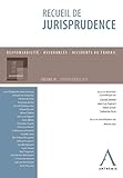 Recueil De Jurisprudence Du Forum De Lassurance Volume Iv
