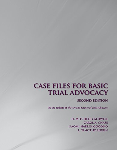 Case Files for Basic Trial Advocacy book cover