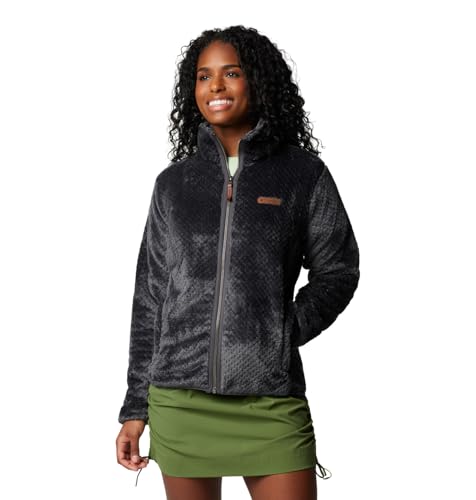 Columbia Women's Fire Side II Sherpa Full Zip, Shark, Large