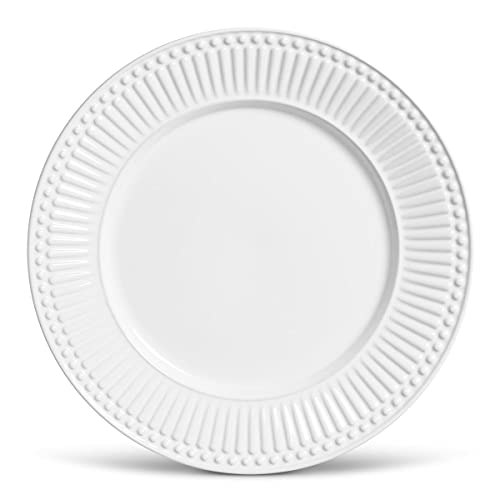 Porto Brasil Conjunto com 6 Pratos Raso Roma Branco