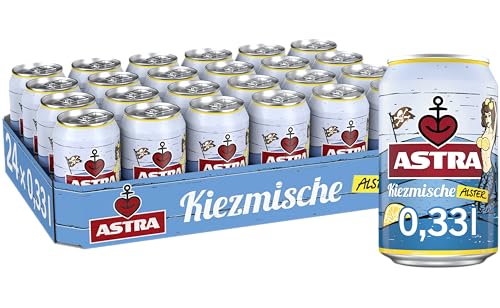 🔥 STARKER PREIS (-85%) Astra Kiezmische fruchtig, trübes Alster Radler, Bier Dose Einweg (24 X 0.33 L)