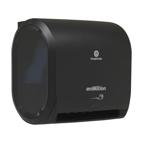 Georgia-Pacific ENMOTION® Impulse® 10” 1-ROLL AUTOMATED TOUCHLESS Paper Towel Dispenser by GP PRO, Black, 1 Dispenser