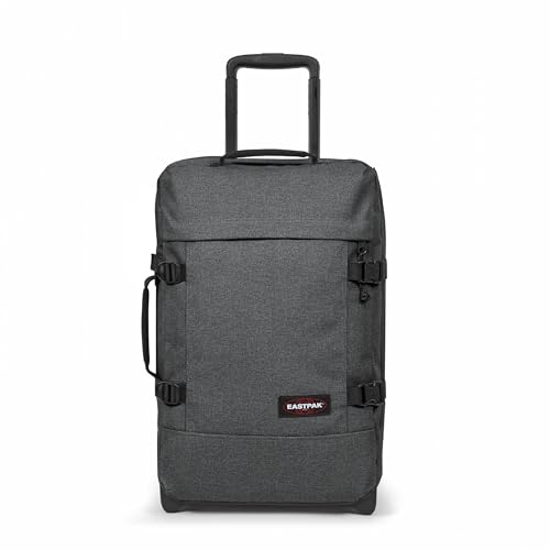 (-44%) Eastpak Tranverz S Kabinentrolley 42L (51 x 32,5 x 24 cm), robuster Koffer mit Rollen, leichtes Handgepäck mit 2 Fächern, Teleskopgriff & TSA-Schloss - Black Denim