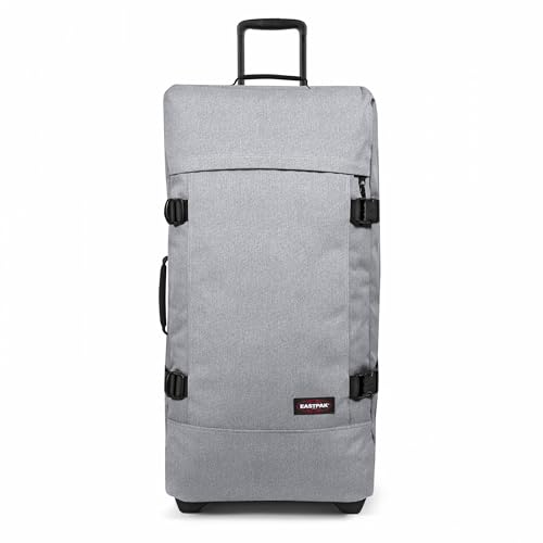 🔥 STARKER PREIS (-48%) Eastpak Tranverz L Koffer 121L (79 x 40 x 33 cm), großer Reisekoffer mit Rollen, Robustes Gepäck mit 2 Fächern, Teleskopgriff & TSA-Schloss - Sunday Grey