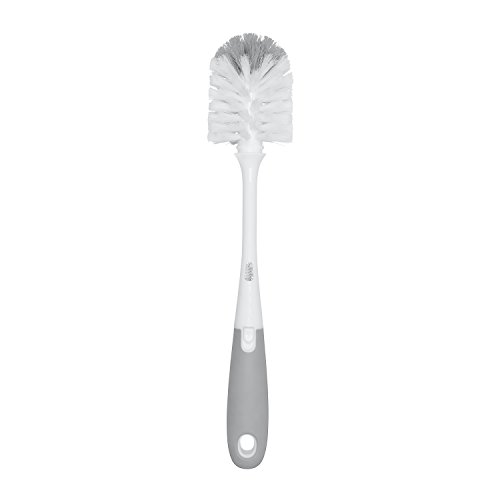 OXO Tot Bottle Brush with Nipple Cleaner Gray
