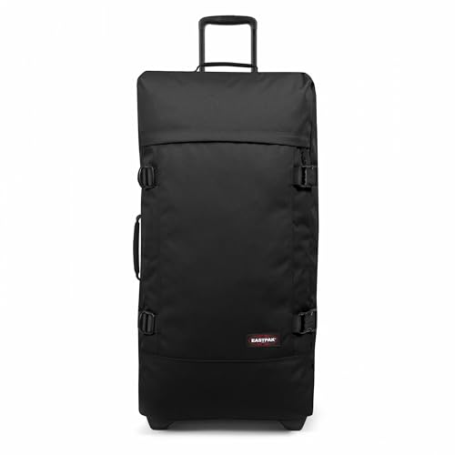 (-36%) Eastpak Tranverz L Koffer 121L (79 x 40 x 33 cm), großer Reisekoffer mit Rollen, Robustes Gepäck mit 2 Fächern, Teleskopgriff & TSA-Schloss - Black