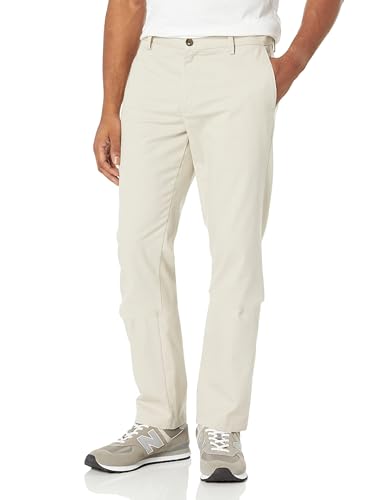 🔥 STARKER PREIS (-41%) Amazon Essentials Herren Slim Fit Knitterfreie Freizeit Chino Hose, Stone, 30W / 30L