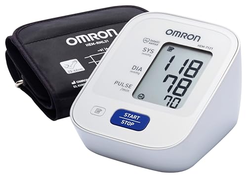 OMRON HEM7121 Clinically Validated Standard Upper Arm Blood Pressure Monitor with...