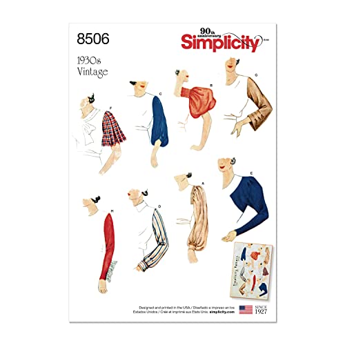 Simplicity Creative Patterns Sleeves For Tops Vest Jackets Coats A 10