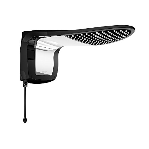 Chuveiro Acqua Wave Ultra 127V 5500W, Lorenzetti, 7510088, Preto/Cromado, Pequeno