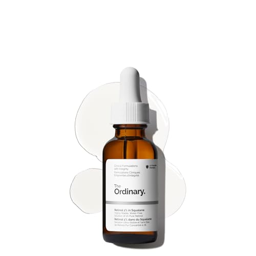 The Ordinary Retinol 1% in Squalane, High-Strength Retinol Serum for Anti-Aging and Skin Smoothing, 1 Fl Oz